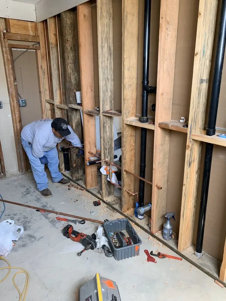 Commercial rough-in plumbing for Gas Line Repair in High Shoals